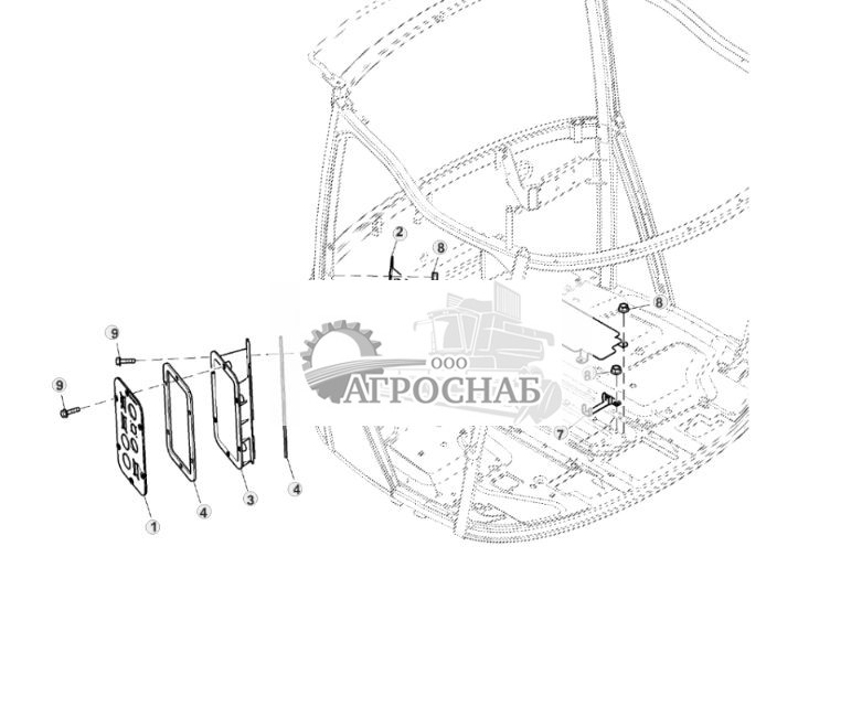 Настенная пластина кабины - ST831175 520.jpg